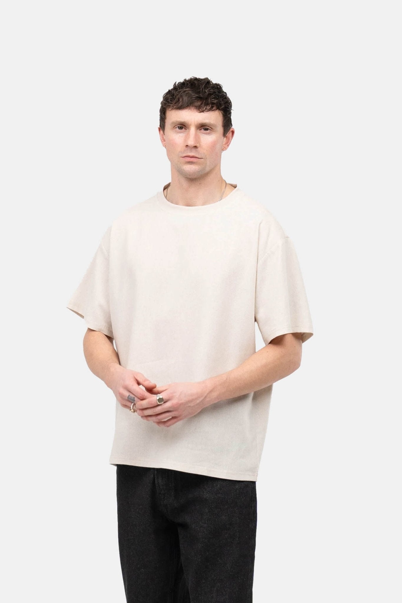 Hør T-shirt Beige | Skagen-clothing.dk